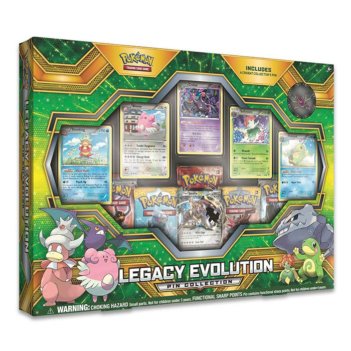 Pokemon Legacy Evolution Pin Collection Box