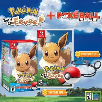 Pokemon: Let's Go, Eevee! + Poke Ball Plus Pack Nintendo Switch