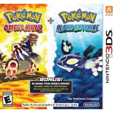 Pokemon Omega Ruby/Alpha Sapphire [Double Pack] Nintendo 3DS