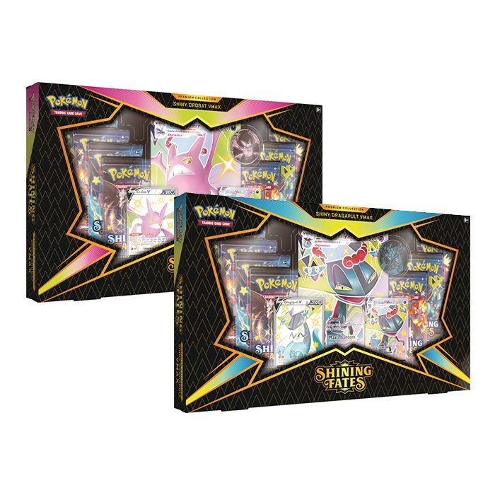 Pokemon Shining Fates Premium Collection Shiny Crobat VMAX & Shiny Dragapult VMAX