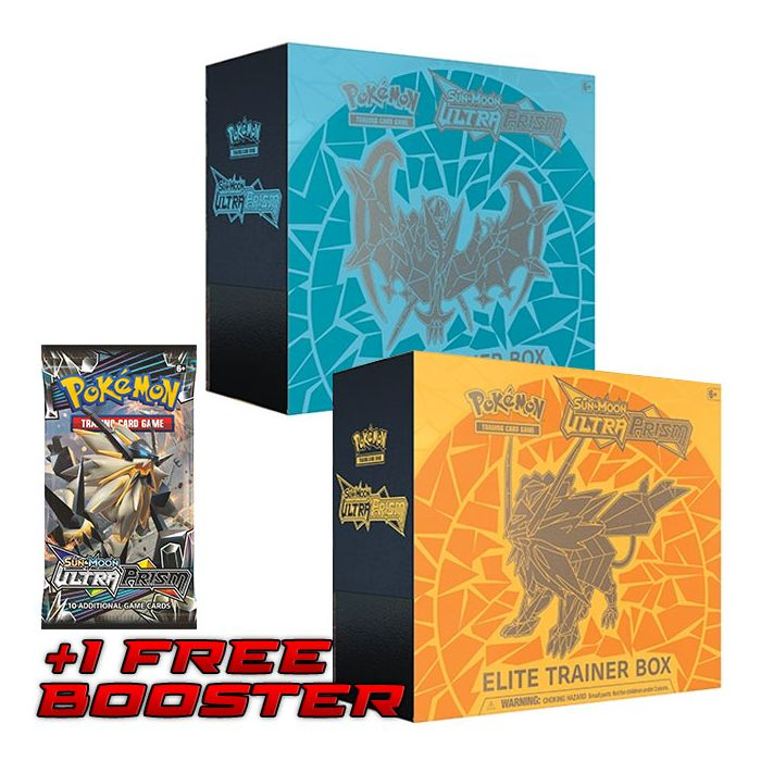 Pokemon Sun & Moon Ultra Prism Elite Trainer Box Dawn Wings Necrozma & Dusk Mane Necrozma