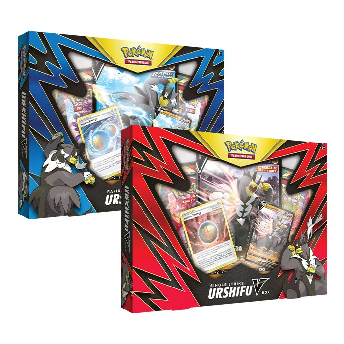 Pokemon Single Strike & Rapid Strike Urshifu V Boxes