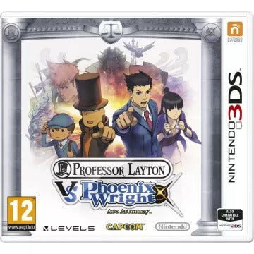 Professor Layton VS Phoenix Wright Ace Attorney Nintendo 3DS