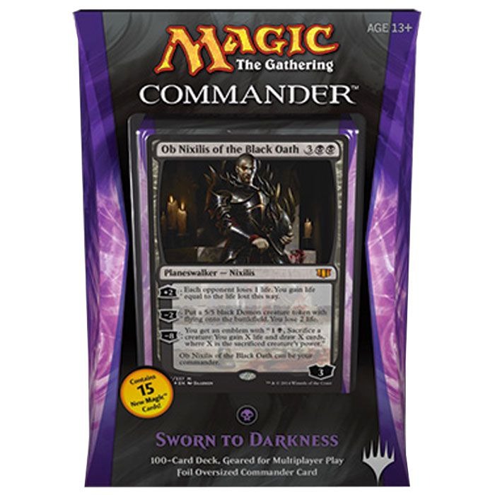 Magic The Gathering Commander Deck 2014 Sworn To Darkness Black