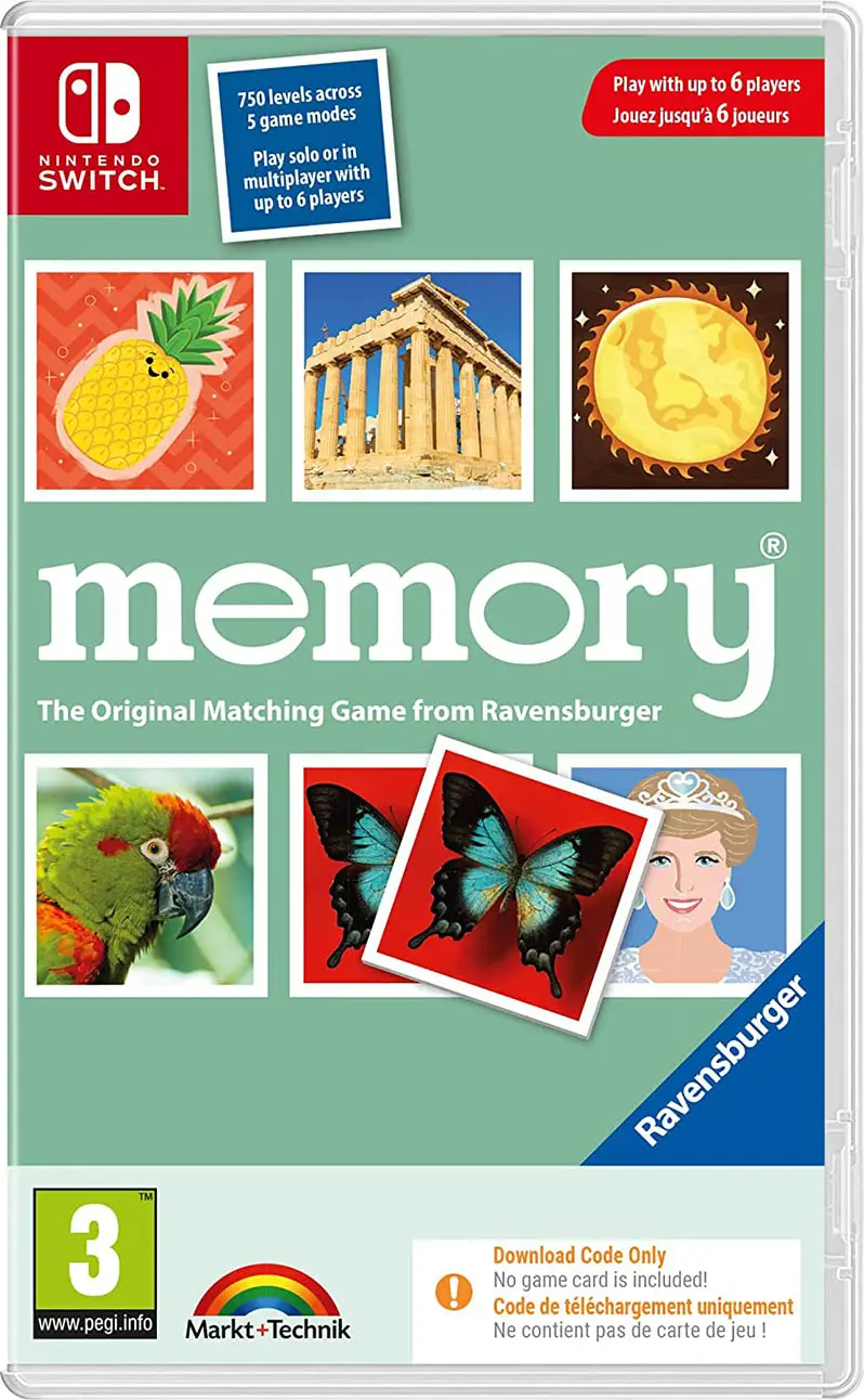 Ravensburger Memory (Code in a box) NINTENDO SWITCH