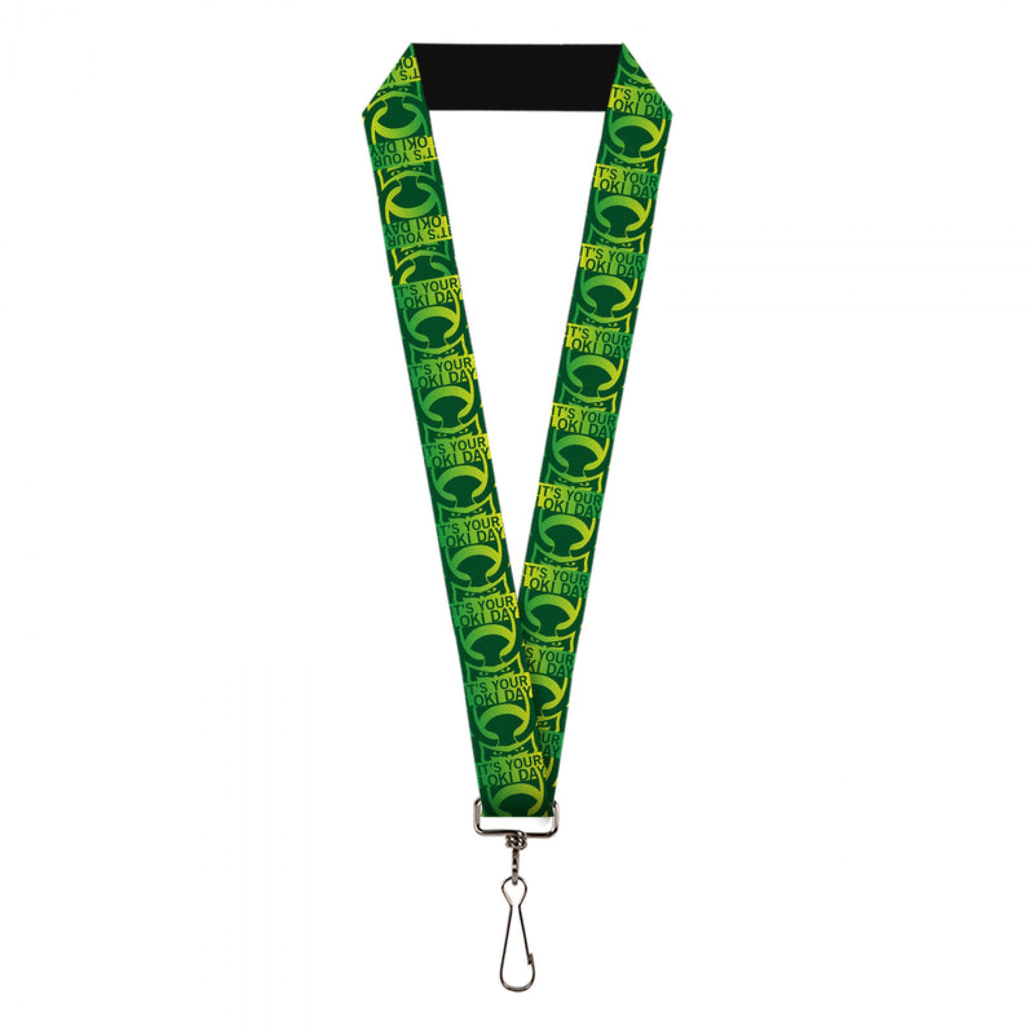 Marvel Studios Loki Series Its Your Loki Day Repeating Horns Lanyard
