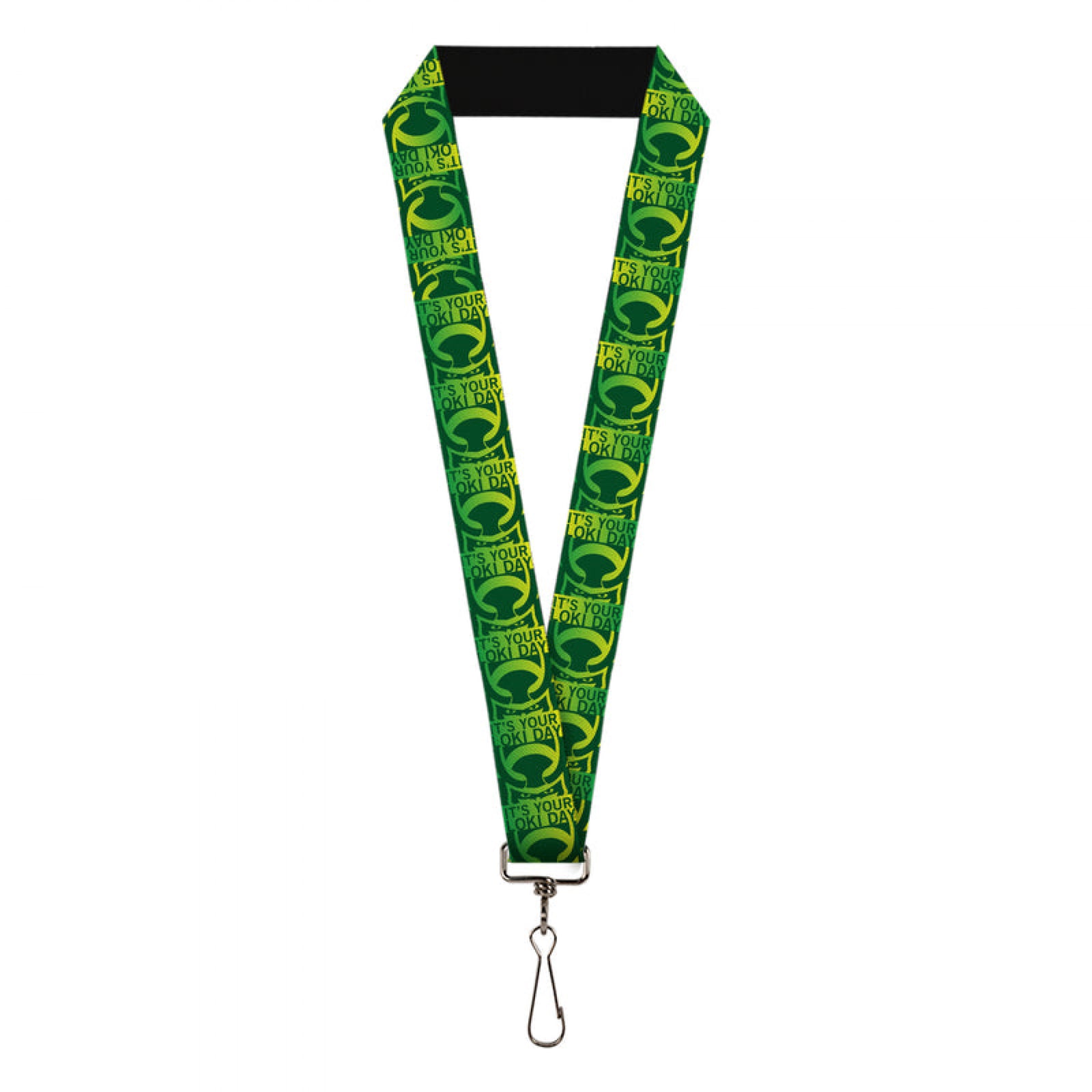 Marvel Studios Loki Series Its Your Loki Day Repeating Horns Lanyard