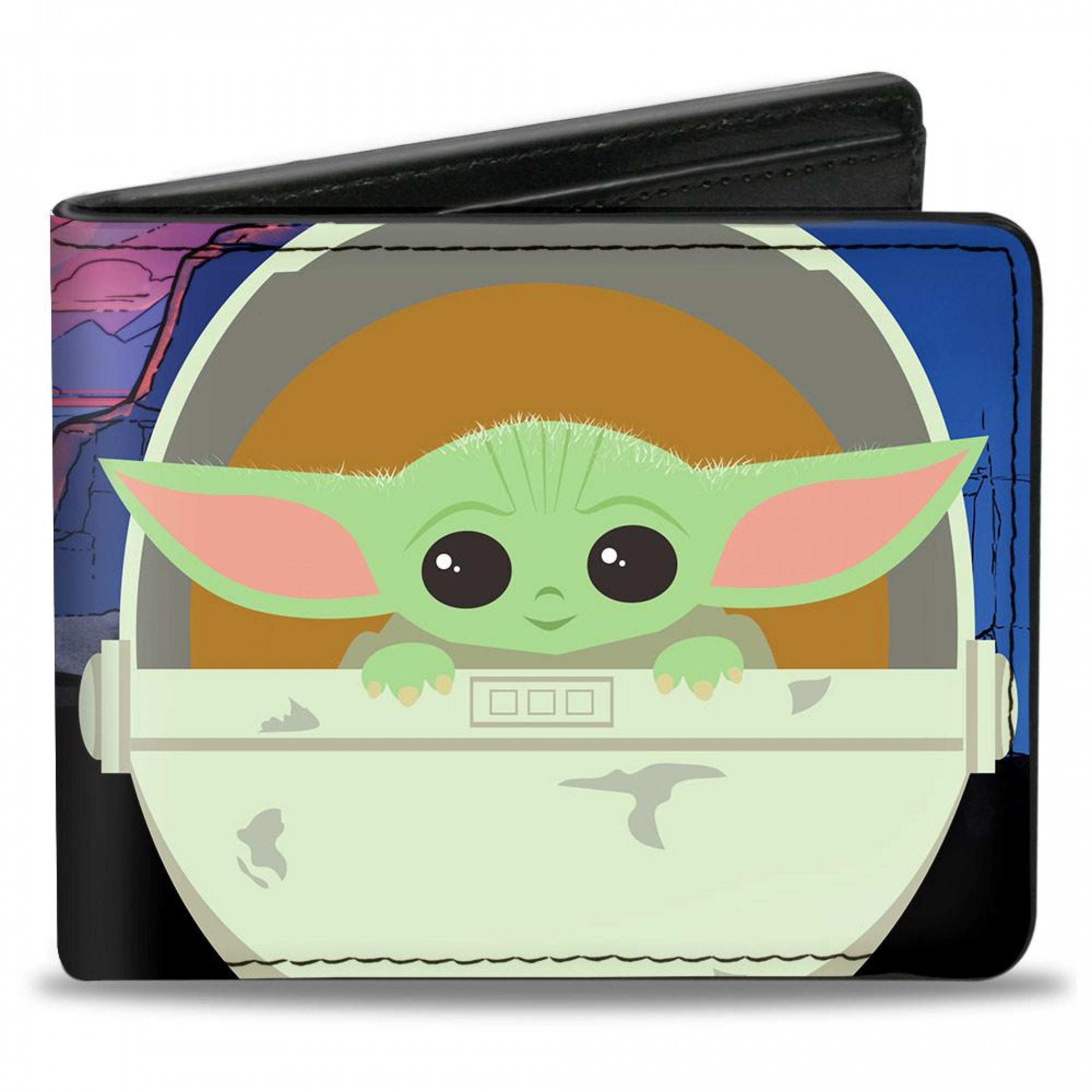 The Mandalorian "The Child" Chibi Pod Vegan Leather Wallet