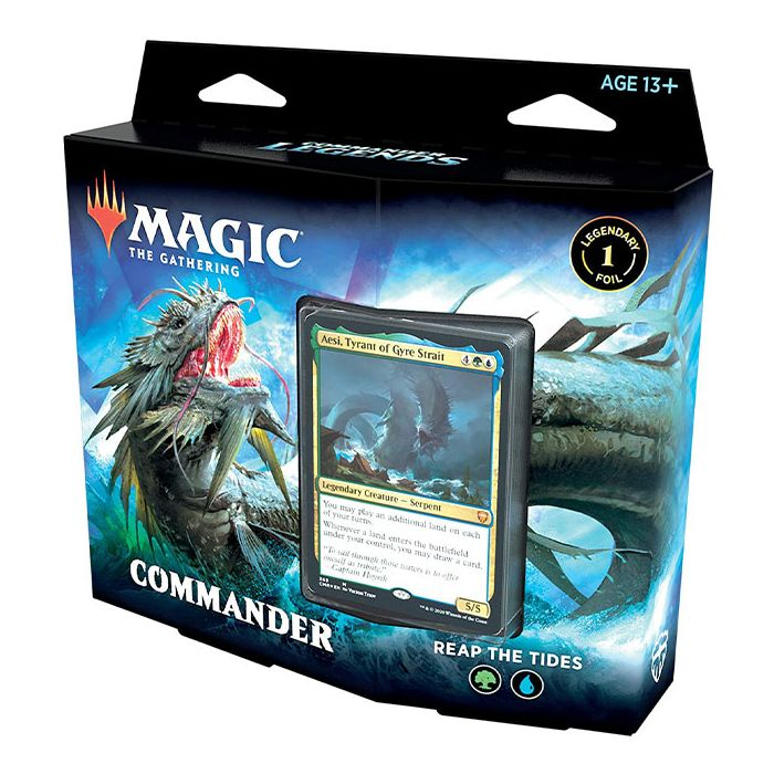 Magic The Gathering Commander Legends Commander Deck Reap The Tides