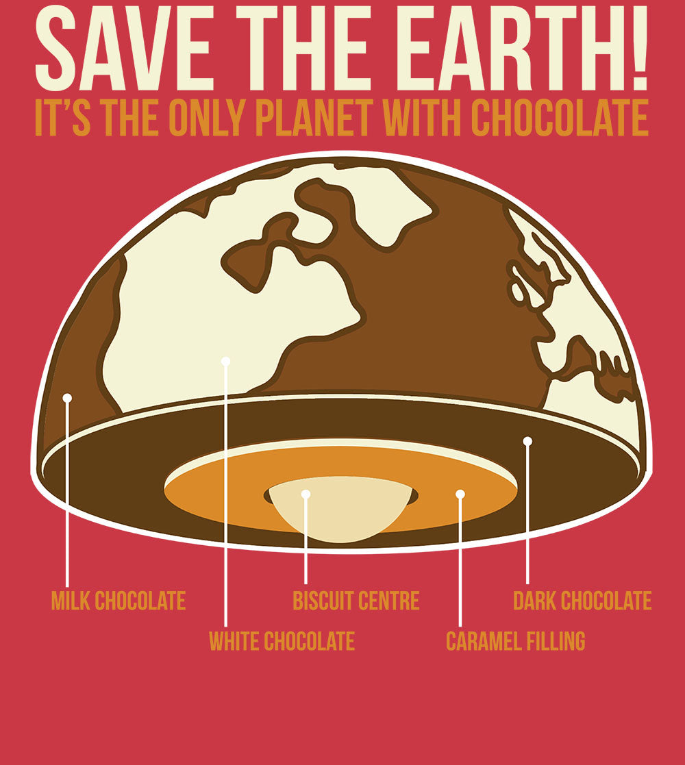 Weird Science Save The Earth - Chocolate Official Men's T-Shirt ()