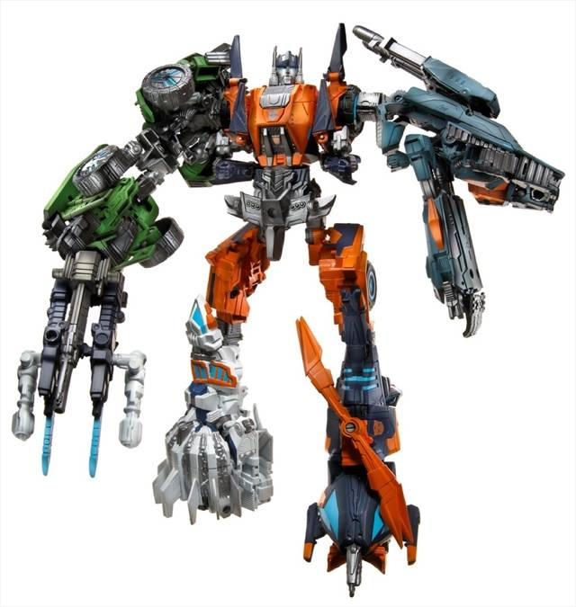 TRANSFORMERS GENERATIONS FALL OF CYBERTRON RUINATION BRUTICUS SET OF 5 DELUXE CLASS