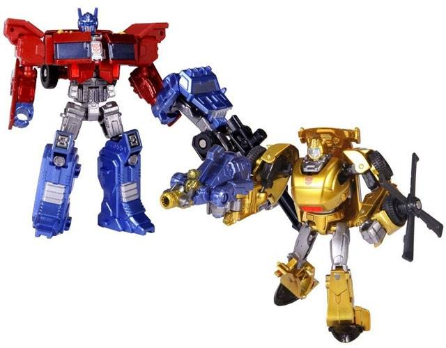 TRANSFORMERS GENERATIONS FALL OF CYBERTRON TG24 OPTIMUS PRIME AND BUMBLEBEE SET