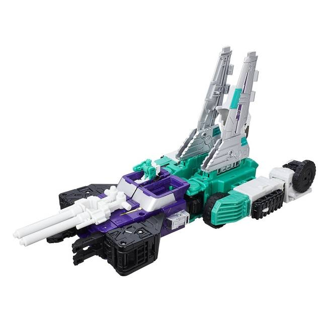TRANSFORMERS GENERATIONS TITANS RETURN SIX SHOT AND DECEPTICON REVOLVER LEADER CLASS
