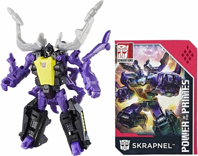 TRANSFORMERS GENERATIONS POWER OF THE PRIMES SKRAPNEL LEGENDS CLASS