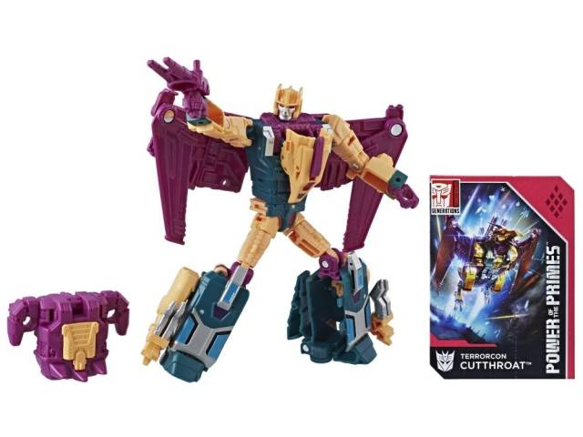 TRANSFORMERS GENERATIONS POWER OF THE PRIMES CUTTHROAT DELUXE CLASS