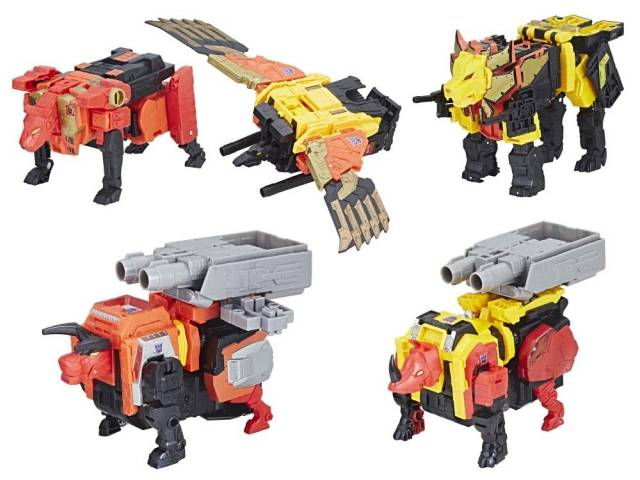 TRANSFORMERS GENERATIONS POWER OF THE PRIMES PREDAKING COMBINER SET OF 5 TITAN CLASS