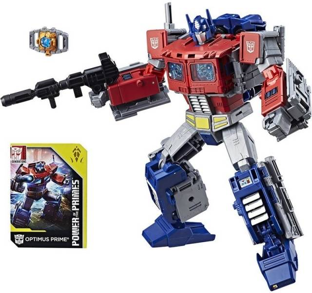 TRANSFORMERS GENERATIONS POWER OF THE PRIMES EVOLUTION OPTIMUS PRIME LEADER CLASS
