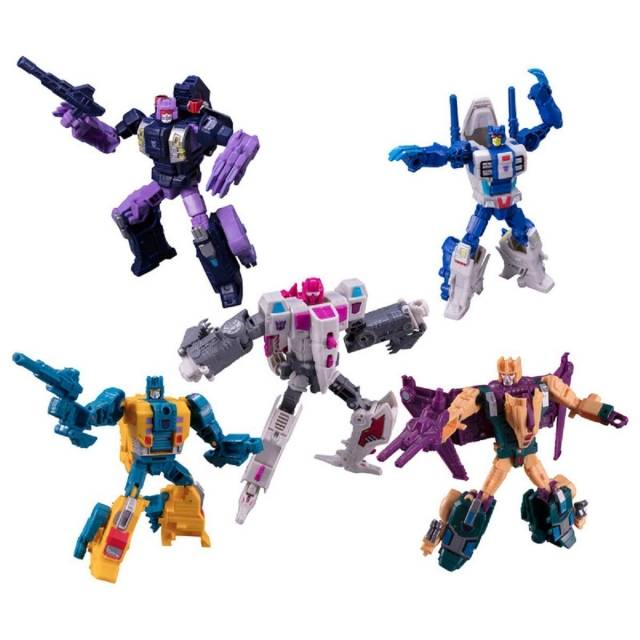 TRANSFORMERS GENERATIONS POWER OF THE PRIMES ABOMINUS COMBINER SET OF 5 VOYAGER CLASS