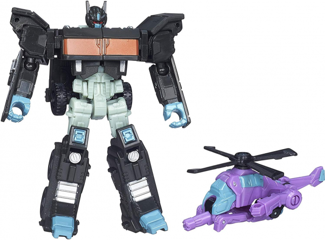 TRANSFORMERS GENERATIONS THRILLING 30 LEGENDS CLASS NEMESIS PRIME AND SPINISTER