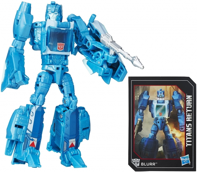 TRANSFORMERS GENERATIONS TITANS RETURN BLURR AND HYPERFIRE DELUXE CLASS