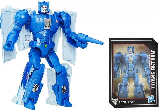 TRANSFORMERS GENERATIONS TITANS RETURN SCOURGE AND FRACAS DELUXE CLASS