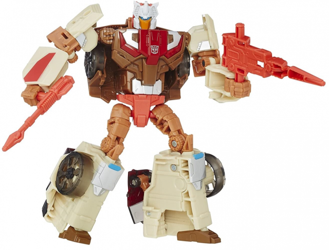 TRANSFORMERS GENERATIONS TITANS RETURN CHROMEDOME AND STYLOR DELUXE CLASS
