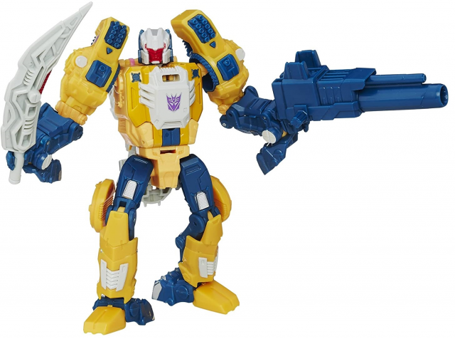 TRANSFORMERS GENERATIONS TITANS RETURN WOLFWIRE AND MONXO DELUXE CLASS