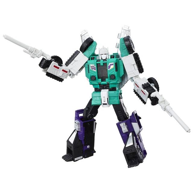 TRANSFORMERS GENERATIONS TITANS RETURN SIX SHOT AND DECEPTICON REVOLVER LEADER CLASS