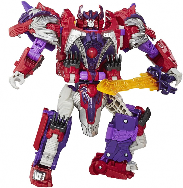TRANSFORMERS GENERATIONS TITANS RETURN ALPHA TRION AND SOVEREIGN VOYAGER CLASS