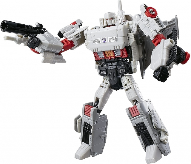 TRANSFORMERS GENERATIONS TITANS RETURN MEGATRON AND DOOMSHOT VOYAGER CLASS