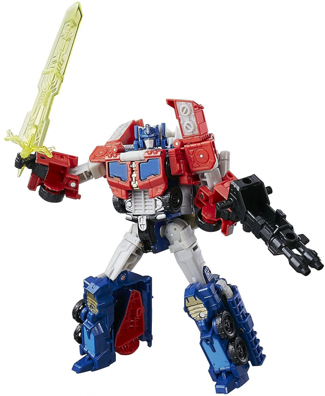 TRANSFORMERS GENERATIONS TITANS RETURN OPTIMUS PRIME AND DIAC VOYAGER CLASS
