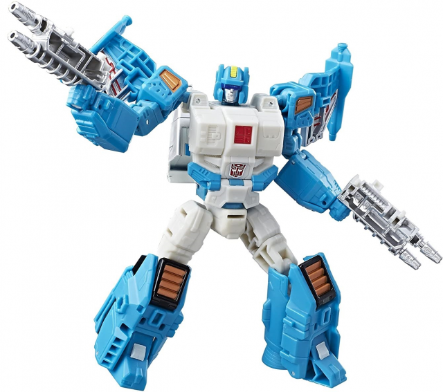 TRANSFORMERS GENERATIONS TITANS RETURN TOPSPIN AND FREEZEOUT DELUXE CLASS