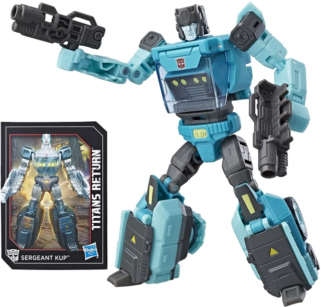 TRANSFORMERS GENERATIONS TITANS RETURN AUTOBOT SERGEANT KUP AND FLINTLOCK DELUXE CLASS
