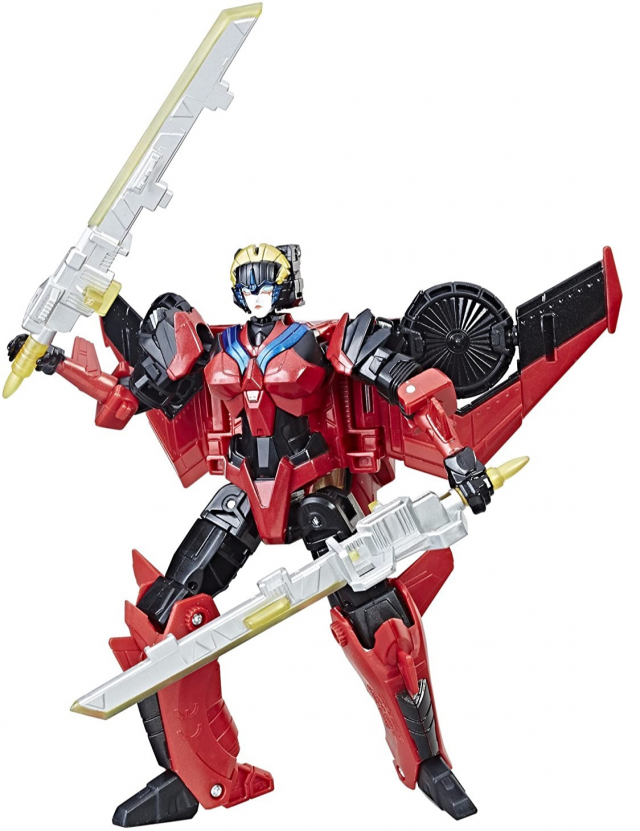 TRANSFORMERS GENERATIONS TITANS RETURN WINDBLADE AND SCORCHFIRE DELUXE CLASS