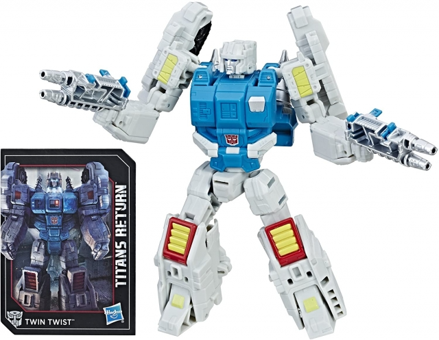 TRANSFORMERS GENERATIONS TITANS RETURN TWINTWIST WITH FLAMEOUT DELUXE CLASS