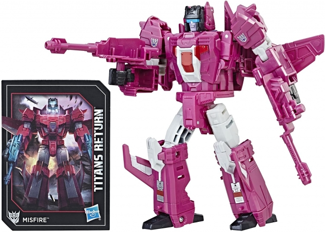 TRANSFORMERS GENERATIONS TITANS RETURN MISFIRE AND AIMLESS DELUXE CLASS