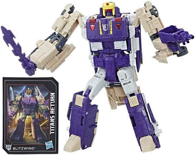 TRANSFORMERS GENERATIONS TITANS RETURN BLITZWING AND HAZARD VOYAGER CLASS