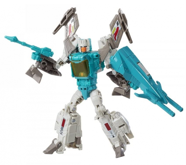 TRANSFORMERS GENERATIONS TITANS RETURN BRAINSTORM WITH TESLOR LIMITED EDITION EXCLUSIVE DELUXE CLASS