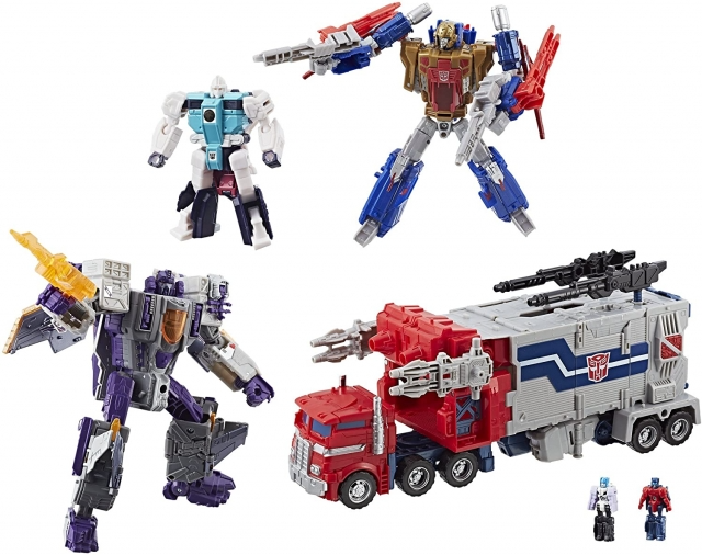 TRANSFORMERS GENERATIONS TITANS RETURN SIEGE ON CYBERTRON BOXED SET LIMITED EDITION LEADER CLASS