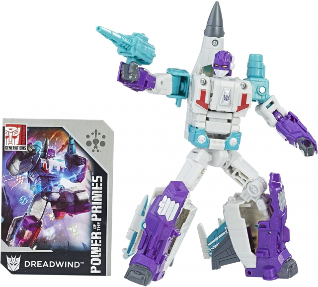 TRANSFORMERS GENERATIONS POWER OF THE PRIMES DREADWIND DELUXE CLASS