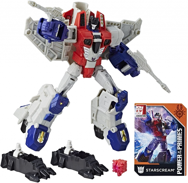 TRANSFORMERS GENERATIONS POWER OF THE PRIMES STARSCREAM VOYAGER CLASS