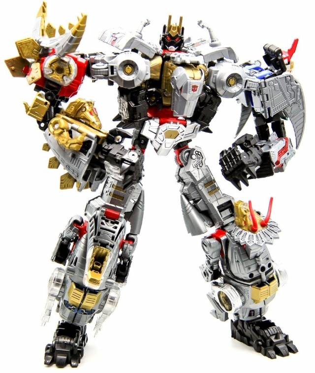 TRANSFORMERS GENERATIONS POWER OF THE PRIMES VOLCANICUS DINOBOT COMBINER SET OF 6 VOYAGER CLASS
