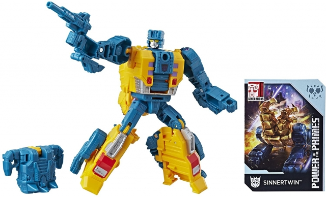TRANSFORMERS GENERATIONS POWER OF THE PRIMES SINNERTWIN DELUXE CLASS