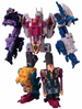 TRANSFORMERS GENERATIONS POWER OF THE PRIMES ABOMINUS COMBINER SET OF 5 VOYAGER CLASS