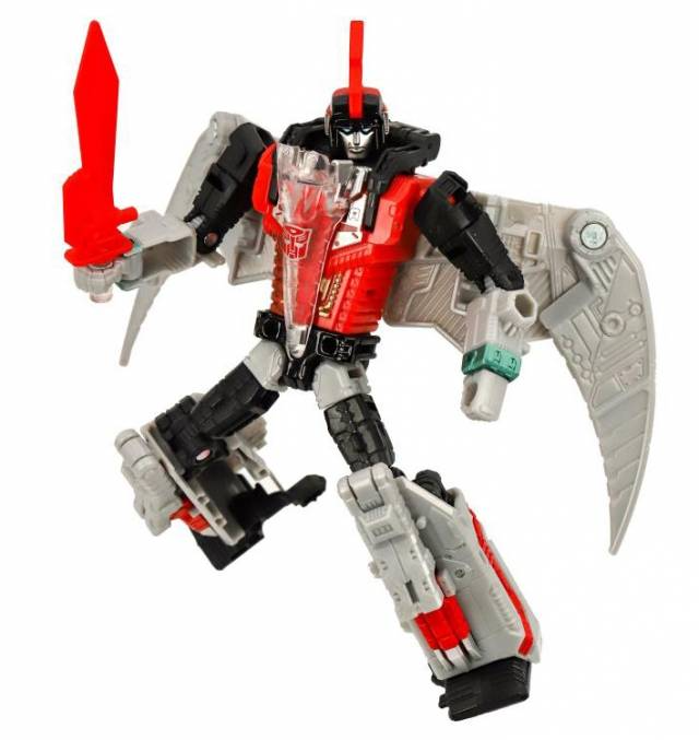 TRANSFORMERS GENERATIONS POWER OF THE PRIMES RED SWOOP DELUXE CLASS