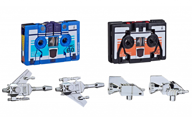 TRANSFORMERS VINTAGE G1 REISSUES G1 FRENZY AND LASERBEAK SET OF 2