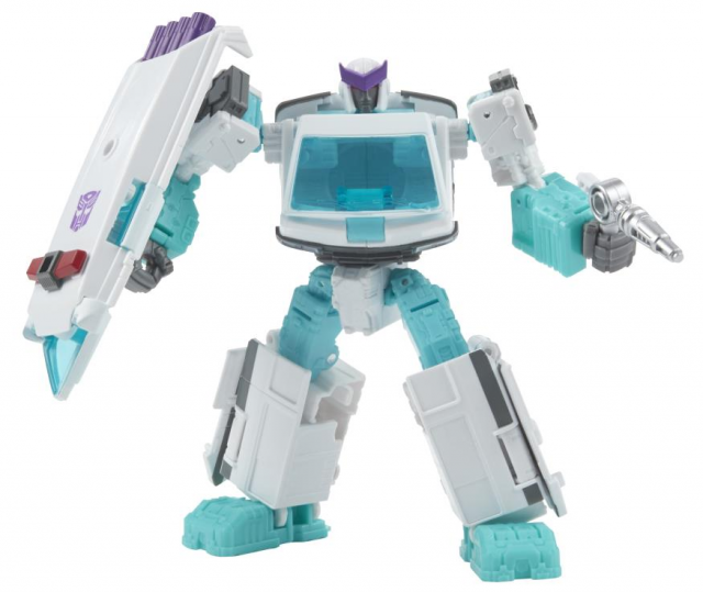 TRANSFORMERS GENERATIONS SELECTS WAR FOR CYBERTRON EARTHRISE SHATTERED GLASS OPTIMUS PRIME AND RATCHET DELUXE CLASS