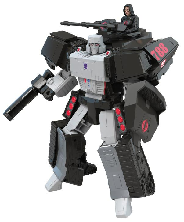 TRANSFORMERS COLLABORATIVE MEGATRON H.I.S.S BARONESS G.I. JOE