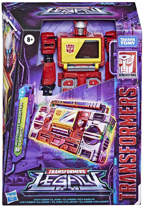 TRANSFORMERS GENERATIONS LEGACY BLASTER LEGACY VOYAGER CLASS
