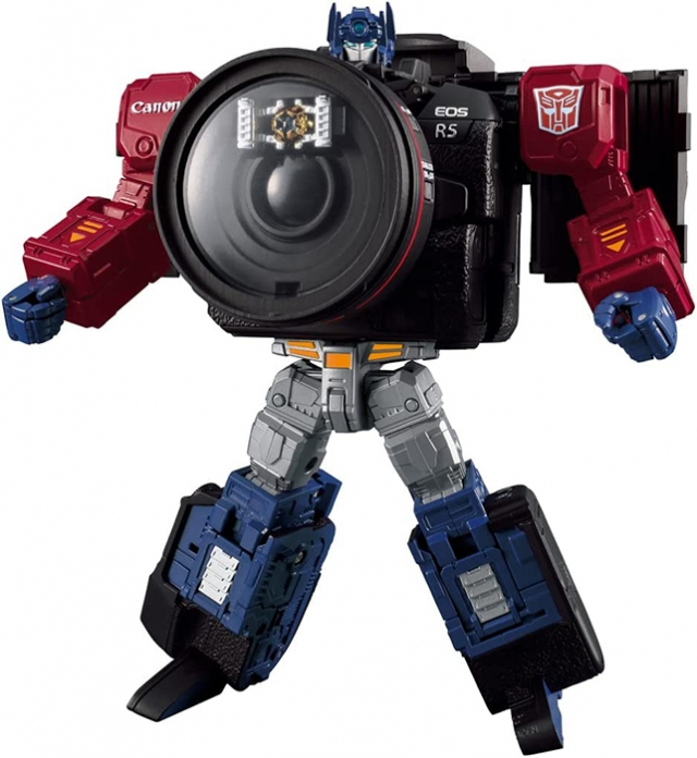 TRANSFORMERS COLLABORATIVE OPTIMUS PRIME EOS R5 CANON
